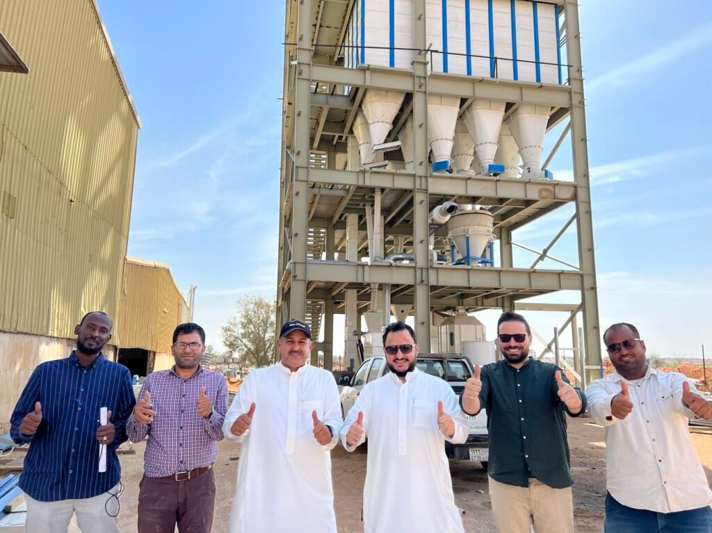 10T/H animal feed production line installed in saudi arabia|gamma tech