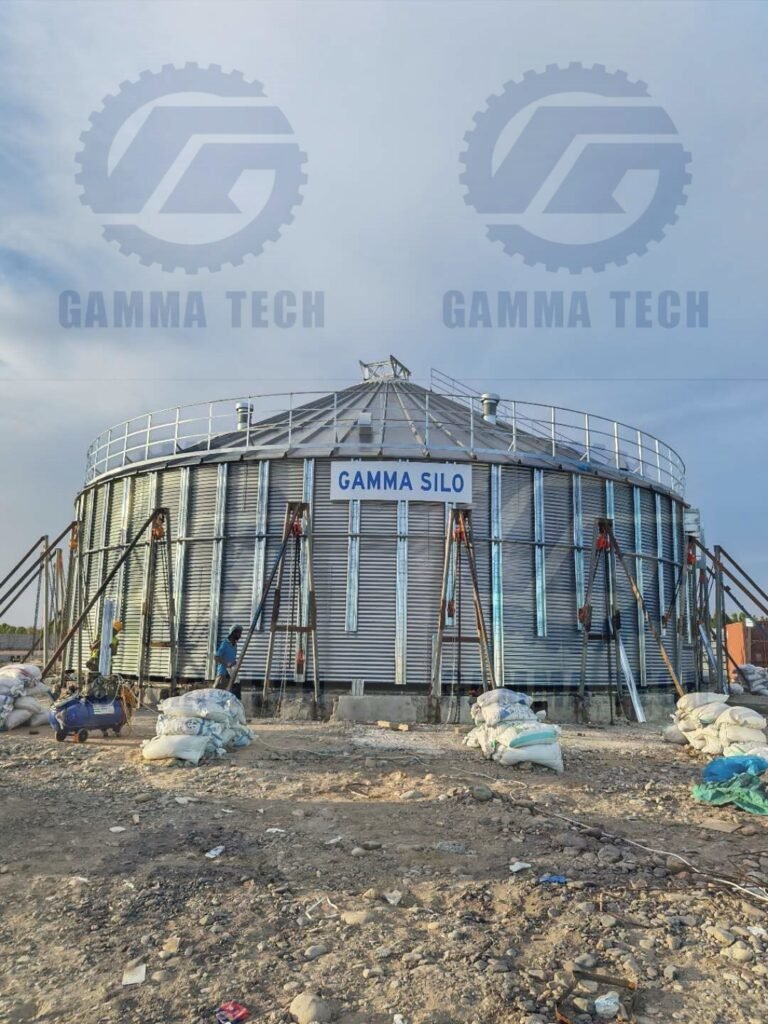 gamma yemen corn silo installation photo